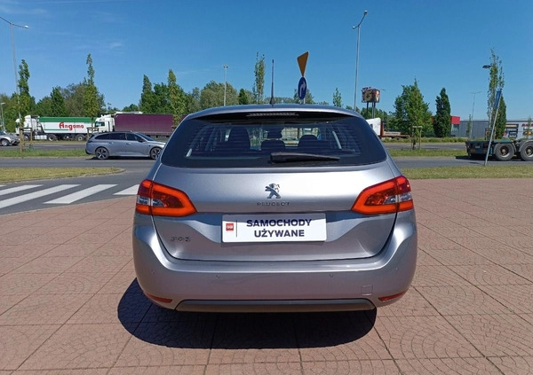 Peugeot 308 cena 48900 przebieg: 121572, rok produkcji 2019 z Pogorzela małe 121